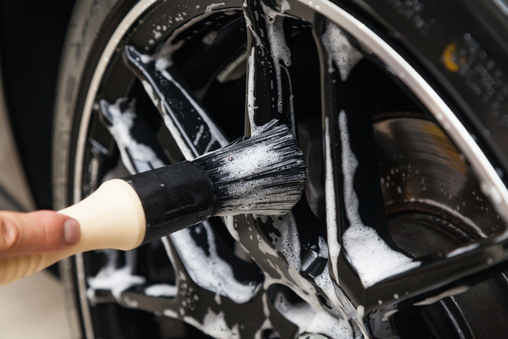 Cleaning the rims on your Toyota near Pleasant Hills, PA