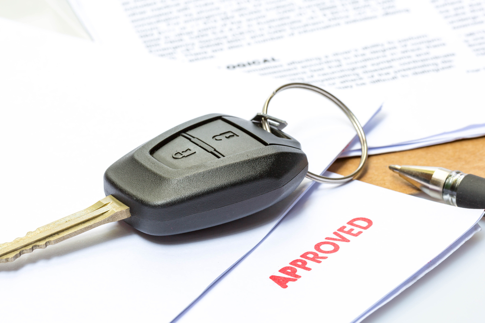 Financing getting approved for car loan.