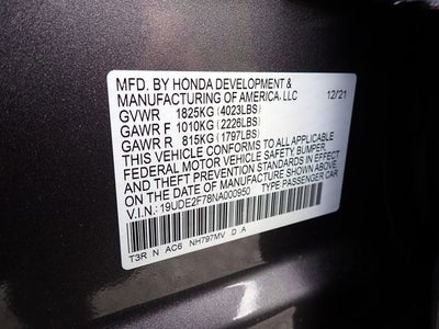 2022 Acura ILX Premium Package