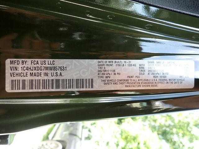 2021 Jeep Wrangler Unlimited Sport S