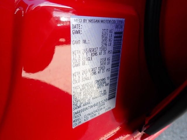 2025 Nissan Frontier SV - Photo 22