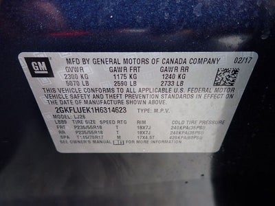 2017 GMC Terrain SLT