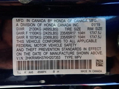 2019 Honda CR-V LX