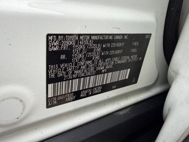 2022 Toyota RAV4 LE