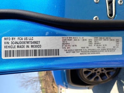 2021 Jeep Compass 80th Special Edition