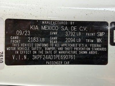 2023 Kia Forte LXS