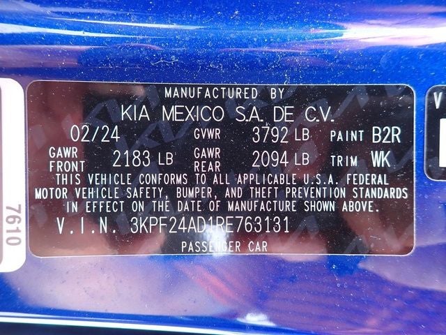 2024 Kia Forte LXS