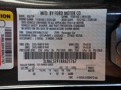 2019 Lincoln MKZ Reserve