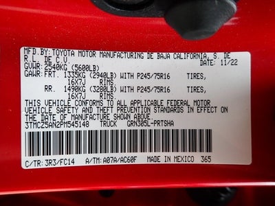 2023 Toyota Tacoma SR5 V6