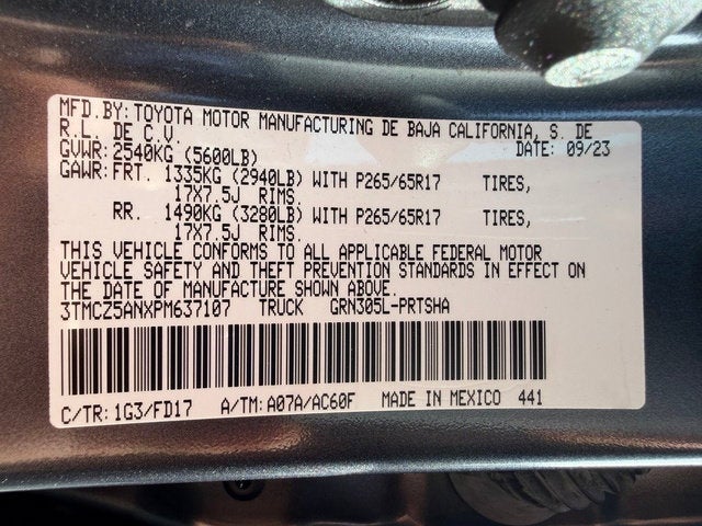 2023 Toyota Tacoma TRD Sport V6