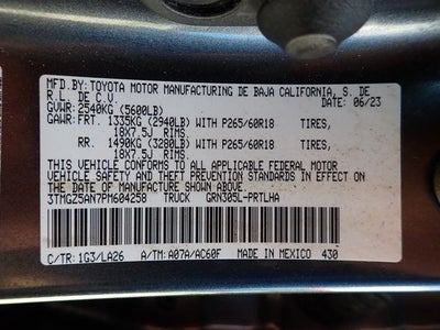 2023 Toyota Tacoma Limited V6