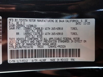 2026 Toyota Tacoma TRD Sport