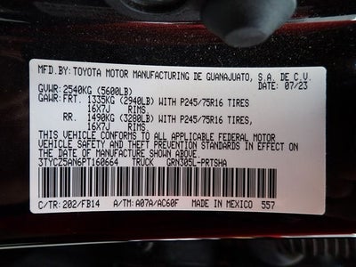 2023 Toyota Tacoma SR V6