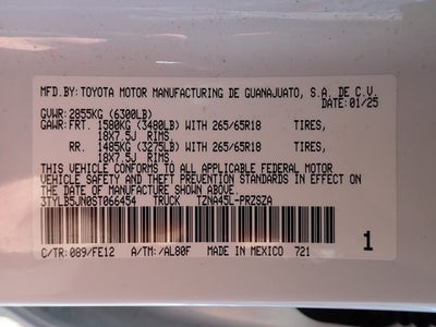 2025 Toyota Tacoma TRD Sport