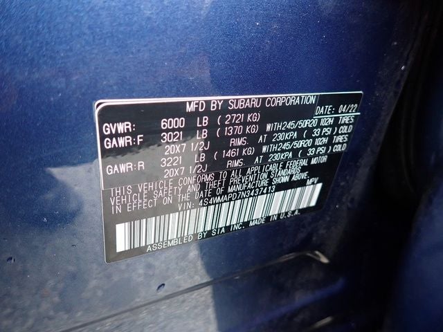 2022 Subaru Ascent Limited