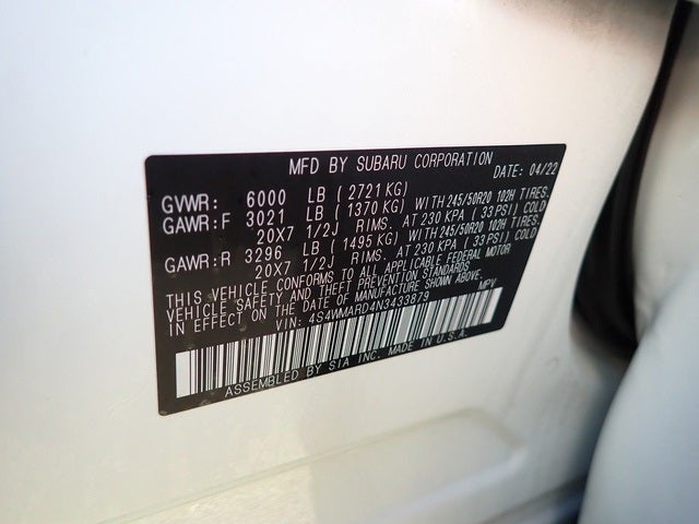 2022 Subaru Ascent Touring