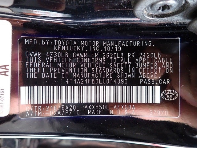 2020 Toyota Avalon Hybrid XLE Plus