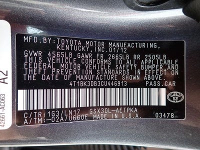2012 Toyota Avalon Limited