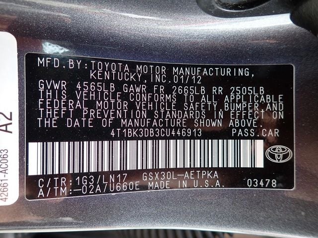 2012 Toyota Avalon Limited