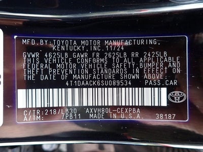 2025 Toyota Camry XSE