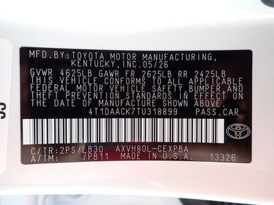 2026 Toyota Camry XSE