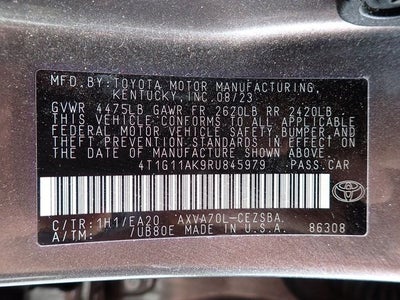 2024 Toyota Camry SE