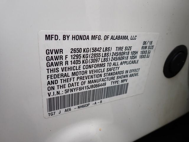 2018 Honda Pilot LX