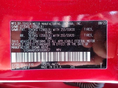 2024 Toyota Grand Highlander Platinum