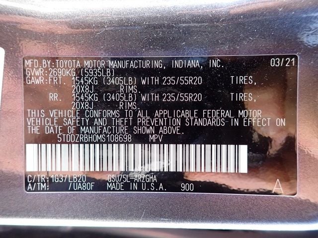 2021 Toyota Highlander Limited
