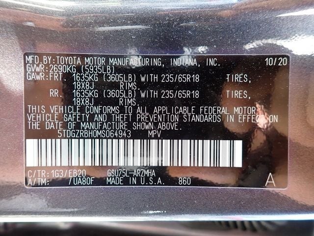 2021 Toyota Highlander XLE