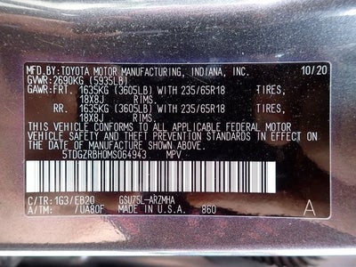 2021 Toyota Highlander XLE