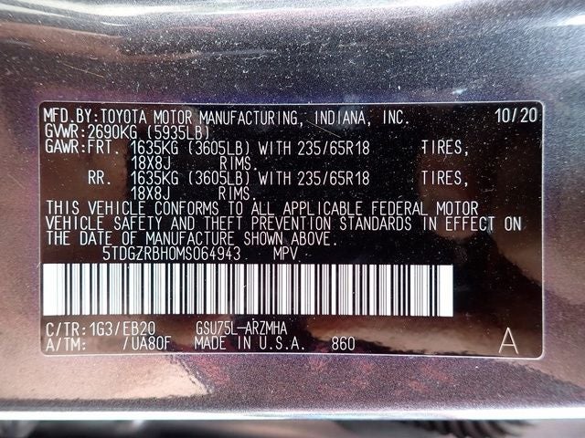 2021 Toyota Highlander XLE