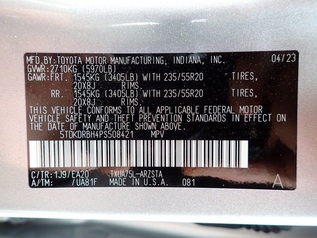 2023 Toyota Highlander XSE