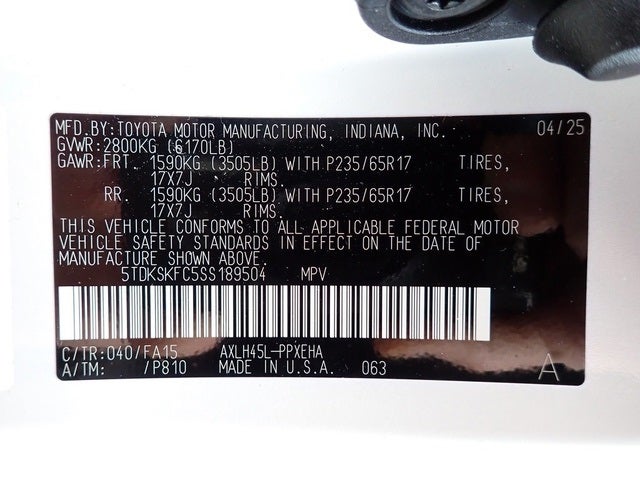 2025 Toyota Sienna LE 8 Passenger