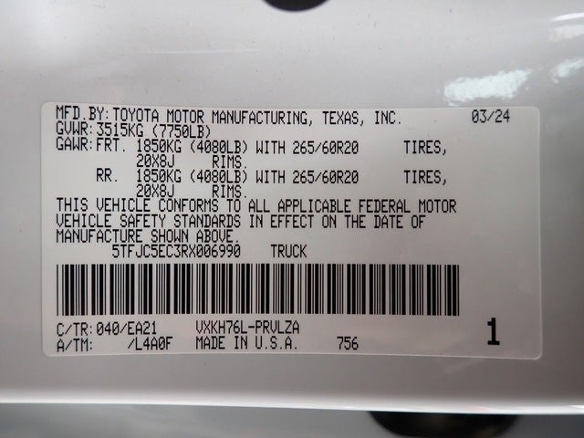 2024 Toyota Tundra Hybrid Limited