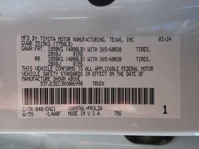 2024 Toyota Tundra Hybrid Limited