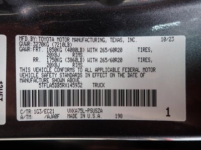 2024 Toyota Tundra SR5