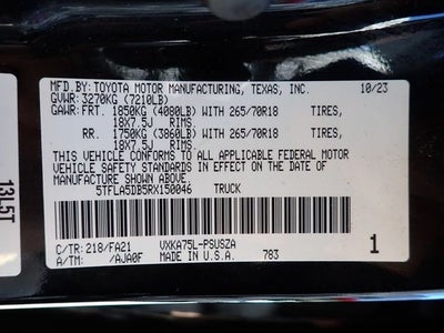 2024 Toyota Tundra SR5