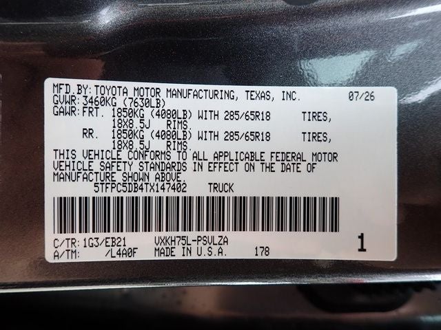 2026 Toyota Tundra Hybrid TRD Pro