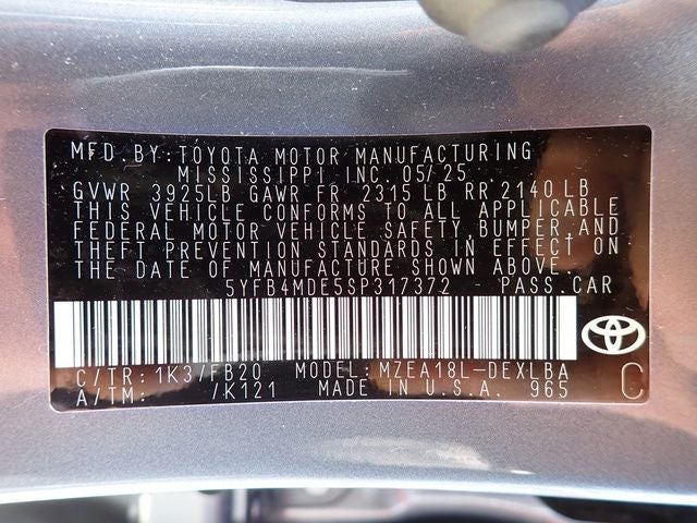 2025 Toyota Corolla LE