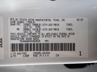 2025 Toyota Sequoia SR5