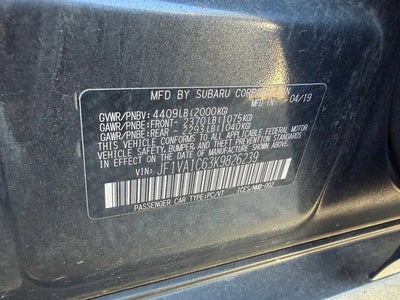 2019 Subaru WRX Premium