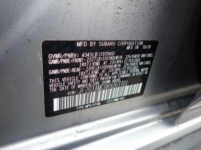 2019 Subaru Crosstrek 2.0i Limited