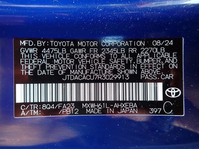 2024 Toyota Prius Prime SE