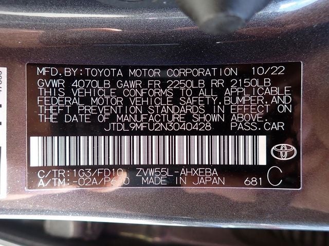 2022 Toyota Prius LE AWD-e