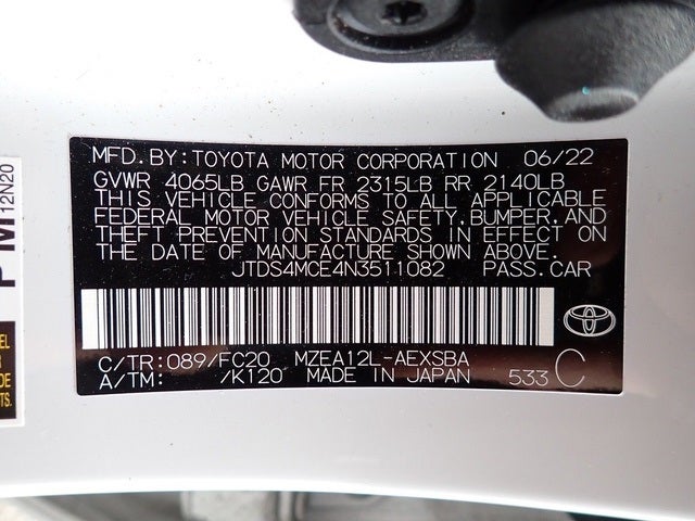 2022 Toyota Corolla SE