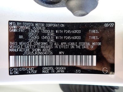 2022 Toyota 4Runner Limited