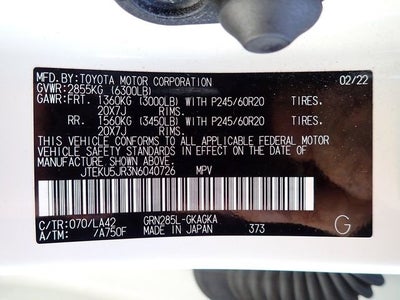 2022 Toyota 4Runner Limited