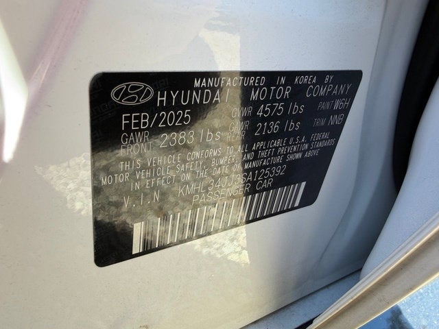 2025 Hyundai Sonata Hybrid SEL