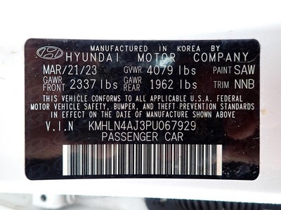 2023 Hyundai Elantra Hybrid Limited